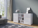 Dressoir - Banyan - Hoogglans wit - 68cm hoog