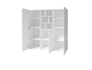 Dressoir - Banyan - Hoogglans wit - 131cm hoog
