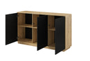 Dressoir - Peepal -Type 3 - Matzwart/Eiken