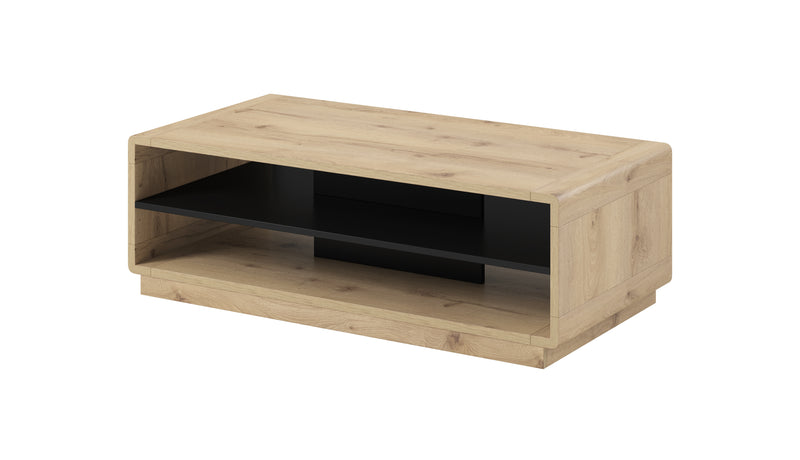 Salontafel - Peepal - Eiken/Zwart - Modern