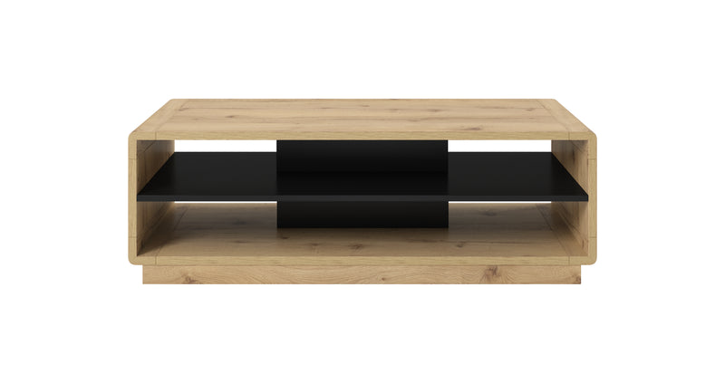 Salontafel - Peepal - Eiken/Zwart - Modern