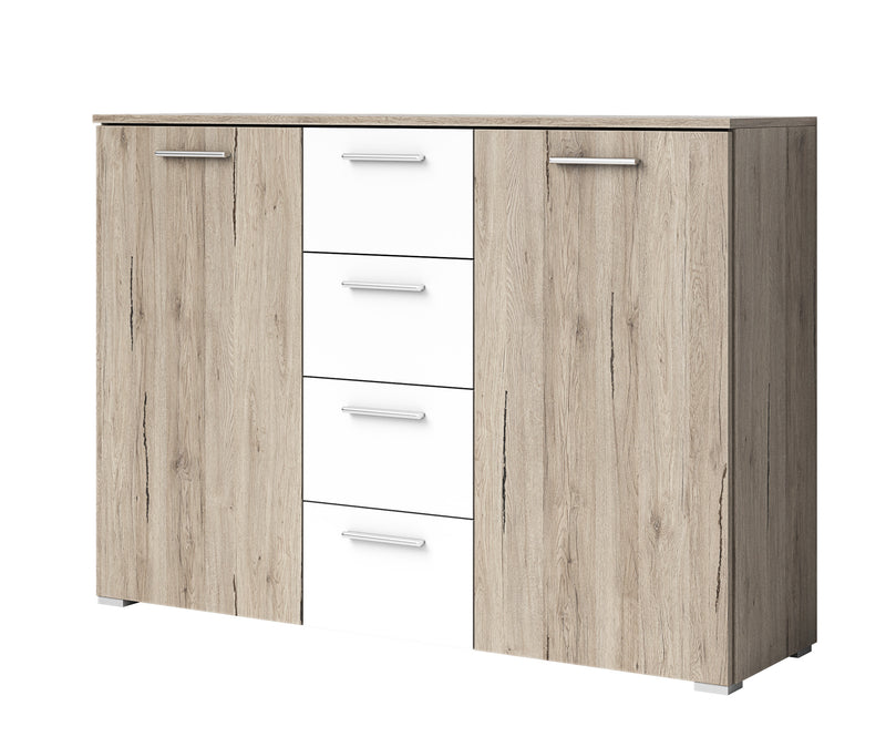 Slaapkamer - Set (180-200cm) - Bolacacia - licht eiken - Compleet