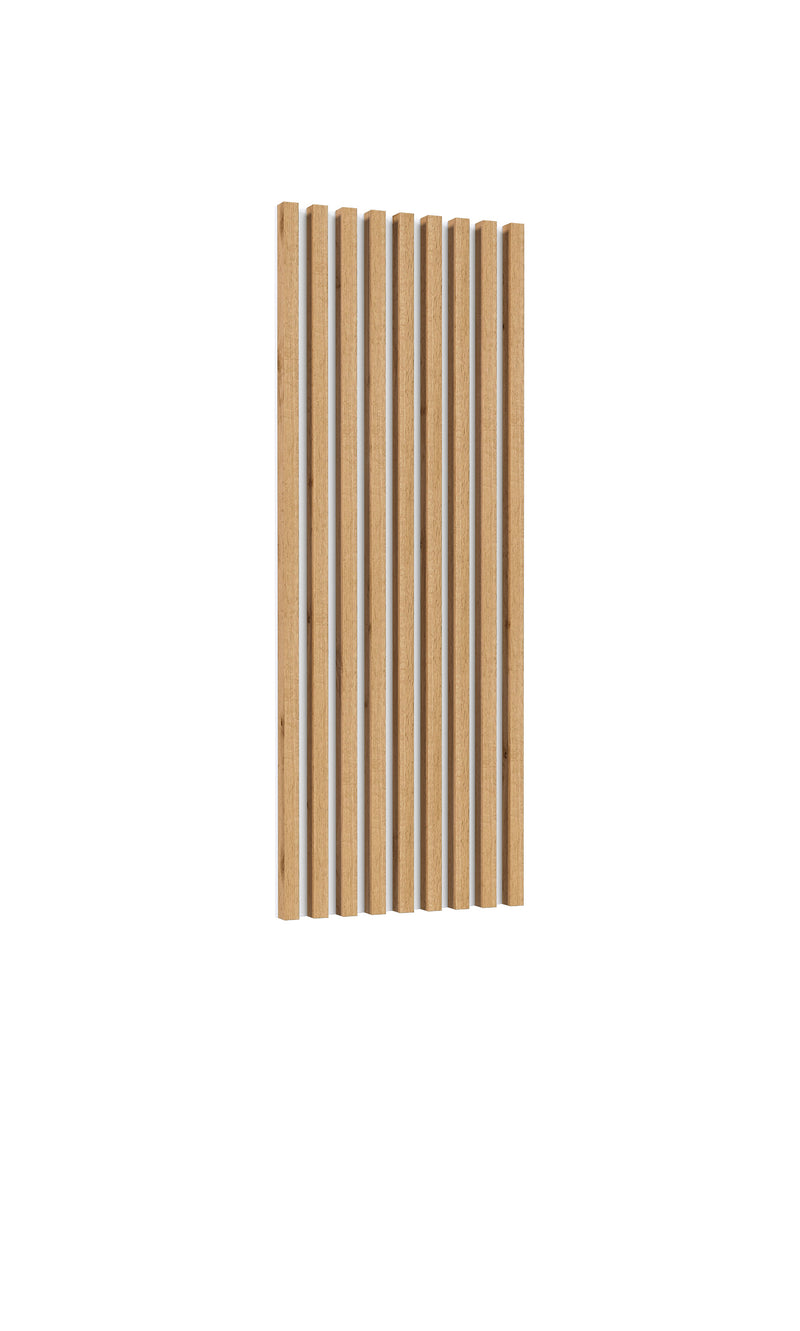 Wandbekleding lamellen – Dion - Eiken kleur/wit - Design – Type 2