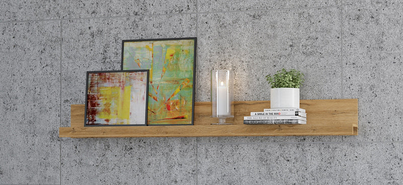 Wandplank - Sandal - Licht eiken - 189cm