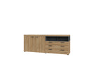 Dressoir - Sandal - Type 1 - Licht eiken - 220cm