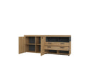 Dressoir - Sandal - Type 1 - Licht eiken - 220cm