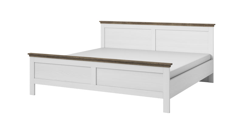 Tweepersoonsbed (180-200cm) - Bardi - Wit