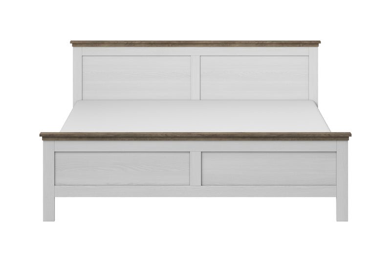 Tweepersoonsbed (160-200cm) - Bardi - Wit