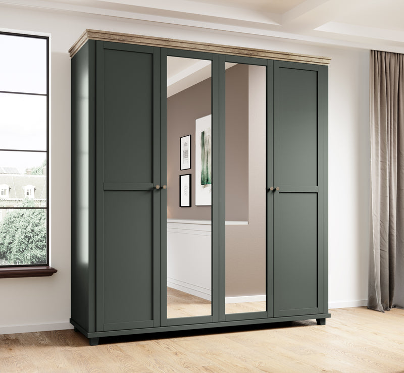 Slaapkamerset (180-200cm) - Bardi - Groen
