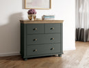 Commode - Bardi - Type 1 - Groen (donker) - 90cm