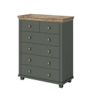 Commode - Bardi - Type 2 - Groen (donker) - 113 cm hoog