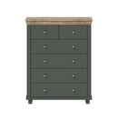 Commode - Bardi - Type 2 - Groen (donker) - 113 cm hoog