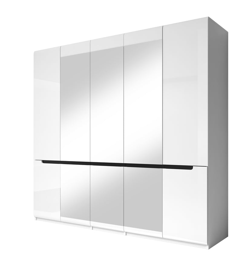 Slaapkamer set (180-200) - Holly - Hoogglans wit - Compleet