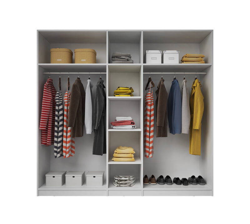 Slaapkamer set (180-200) - Holly - Hoogglans wit - Compleet