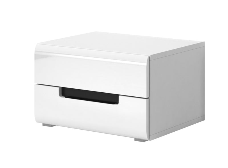 Slaapkamer set (180-200) - Holly - Hoogglans wit - Compleet